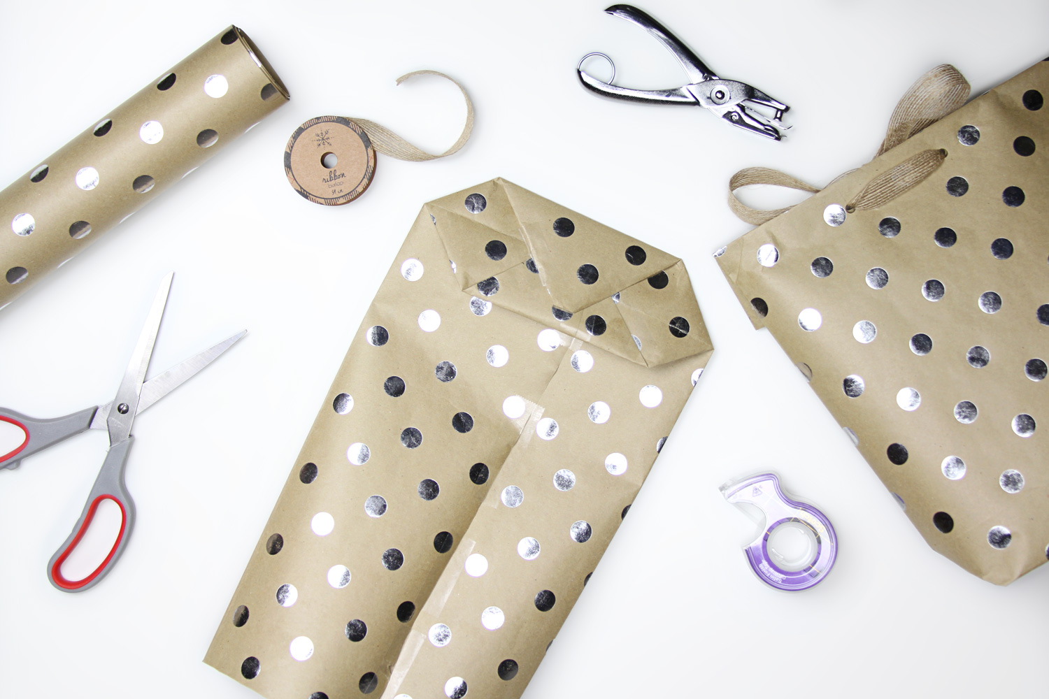 How To Make A Gift Bag Out Of Wrapping Paper In 4 Easy Steps