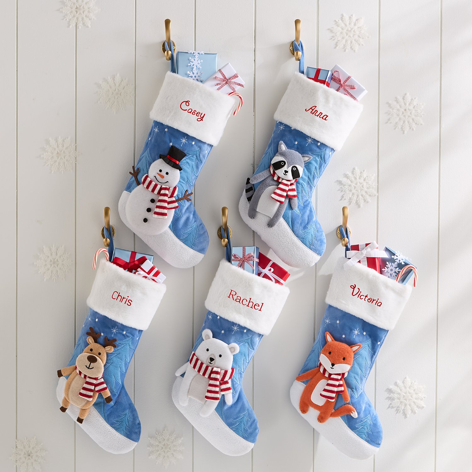 Forest Characters Christmas Stocking