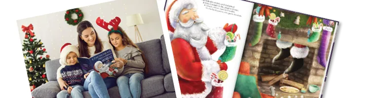 Livre personnalisés de Noël