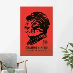 Shop Chairman MEOW - Large Cat Propaganda Poster