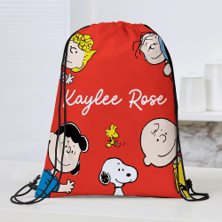 PEANUTS® Gang Drawstring Bag