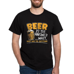 Shop Beer Is The Answer Men's Value T-Shirt