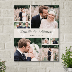 Our Special Day Photo Collage Canvas