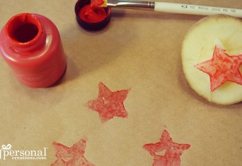 Holiday Gift Tags & Potato Stamp Wrapping Paper DIY Printables