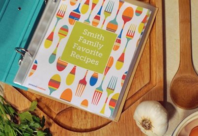 Make Your Own Personalized Family Favorite Recipes Book