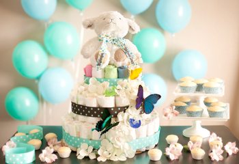 How to Make a Diaper Cake for Baby Showers