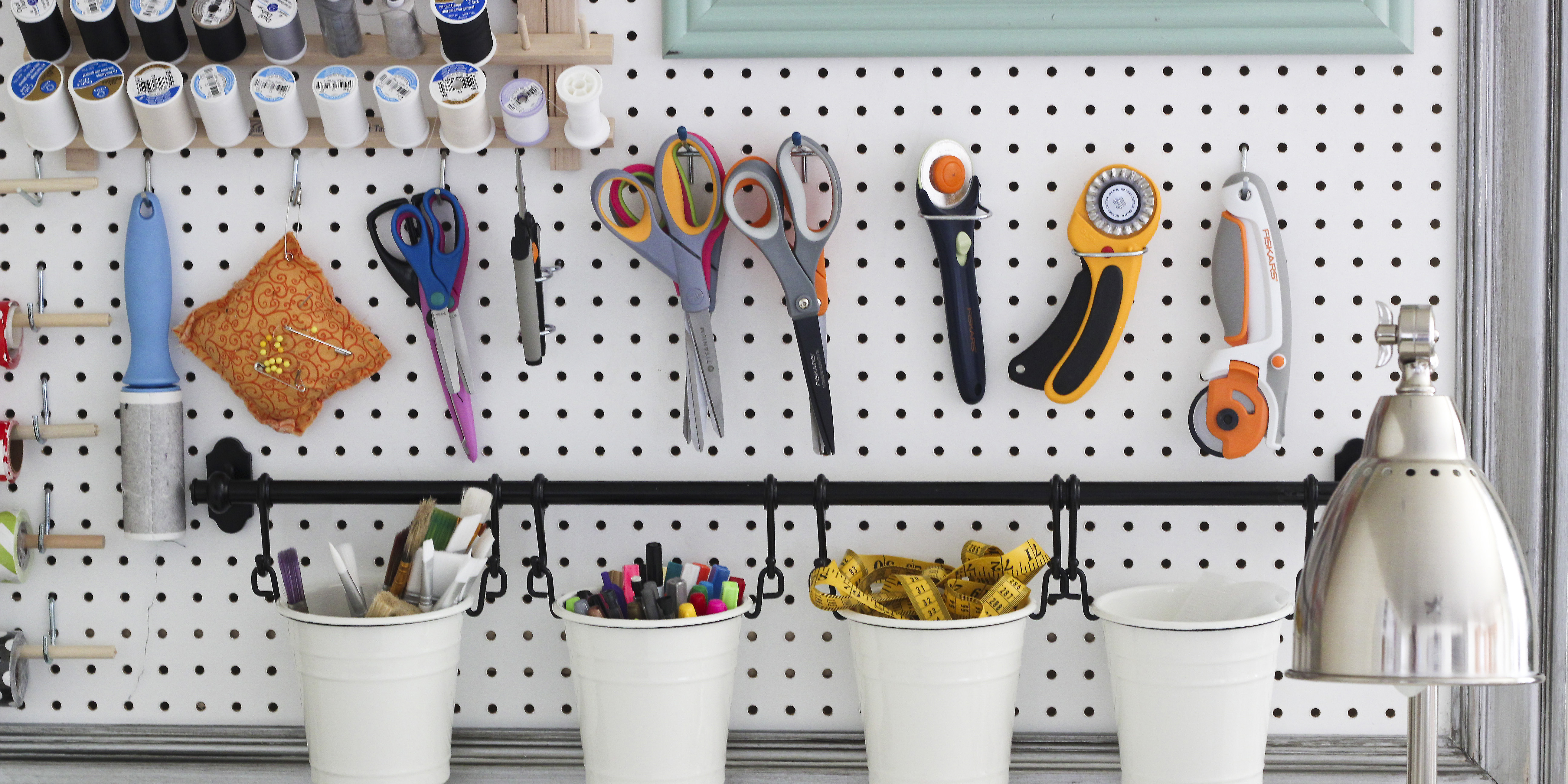 Craft Space Solution: Pegboard