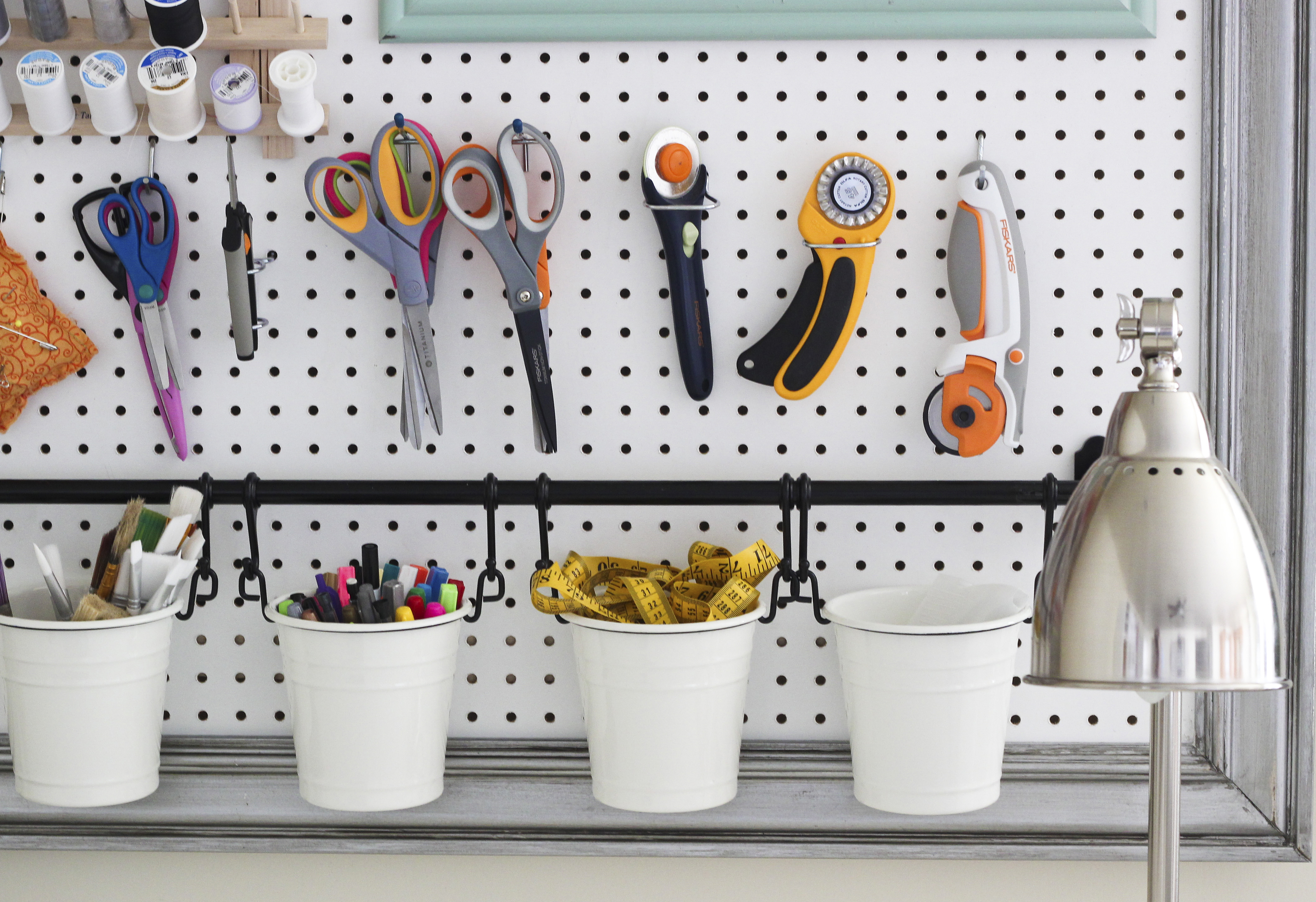 Craft Space Solution: Pegboard