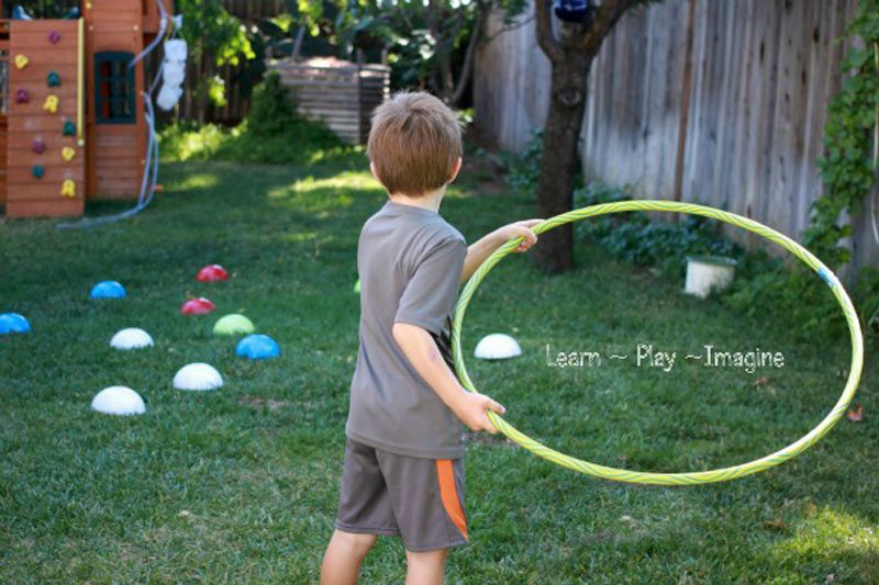 hula hoop toss