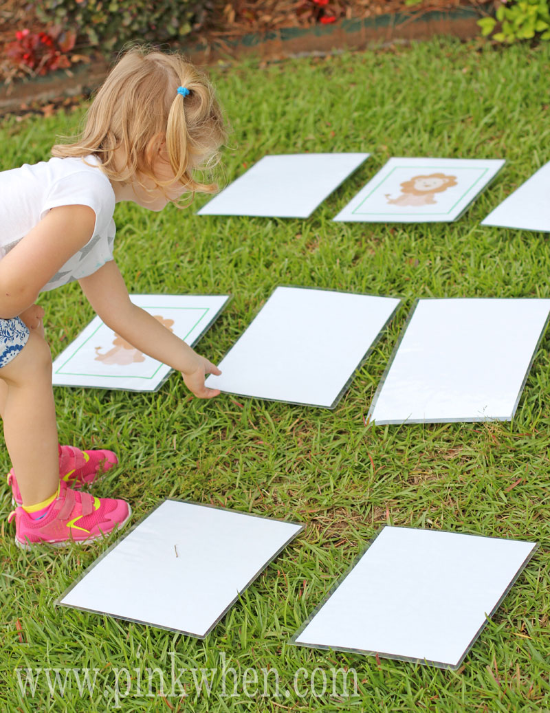 outdoor memory game