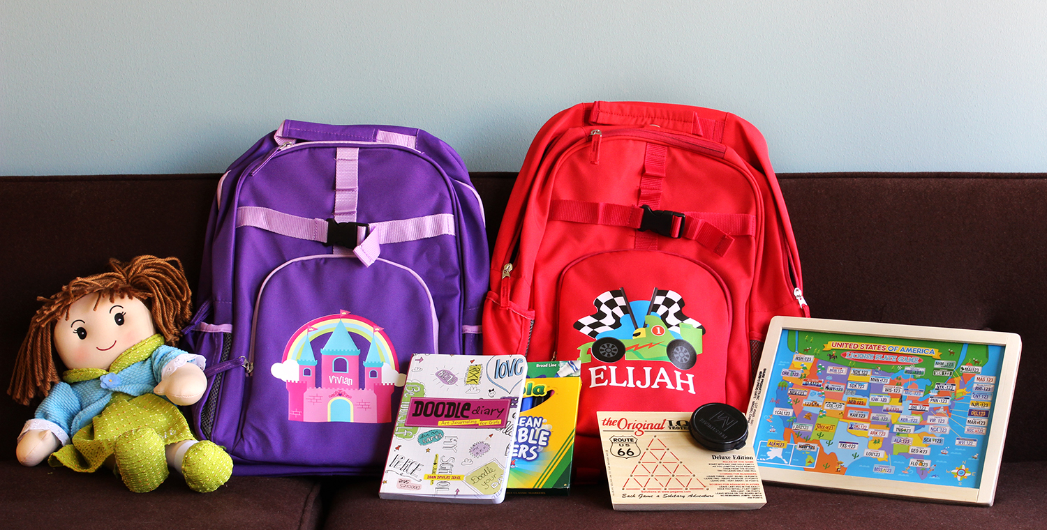 Stress-Free Family Road Trip: Backpack Activity Kit For Kids