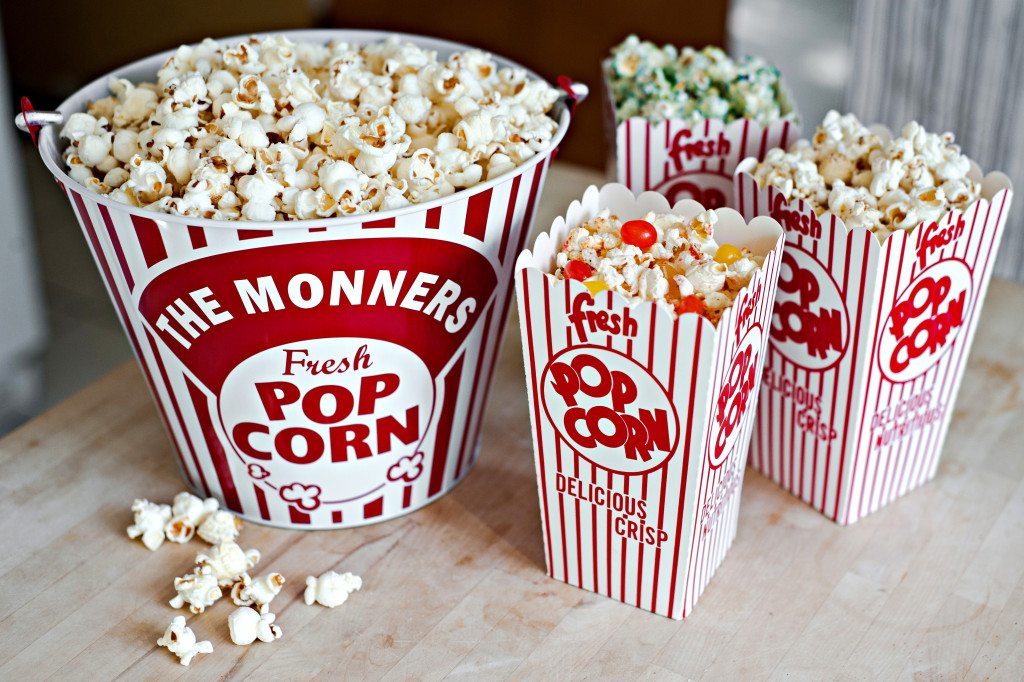 personalized popcorn bucket set