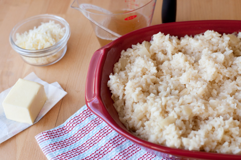 perfect potluck baked risotto and rice
