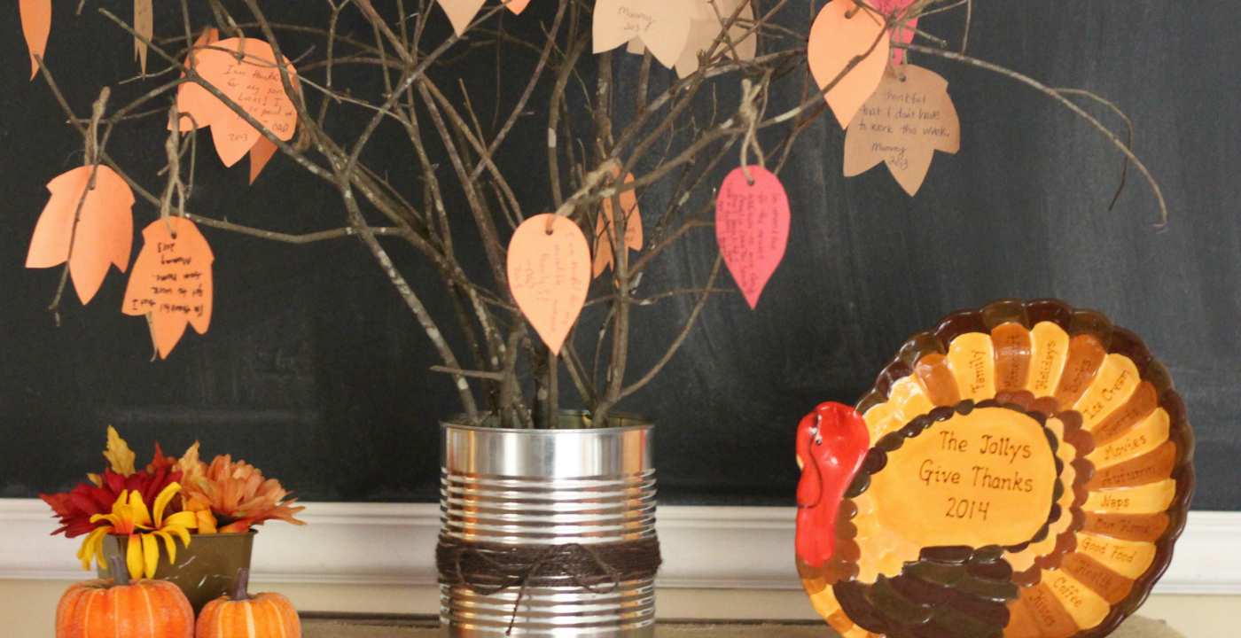 Start a New Thanksgiving Tradition with a Gratitude Tree