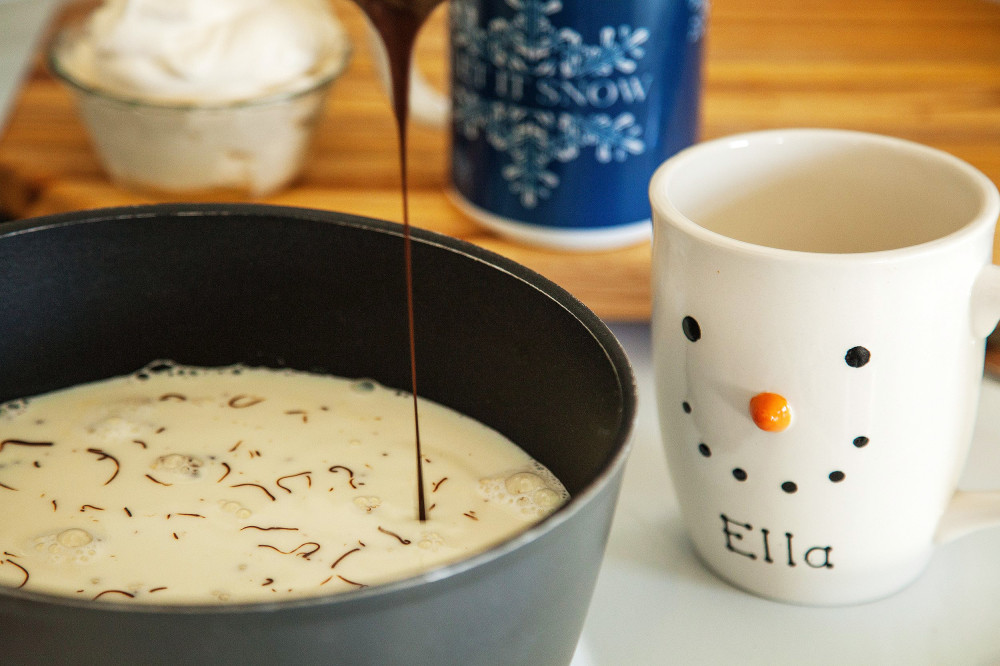personalized-mug-and-milk-and-chocolate-in-saucepan