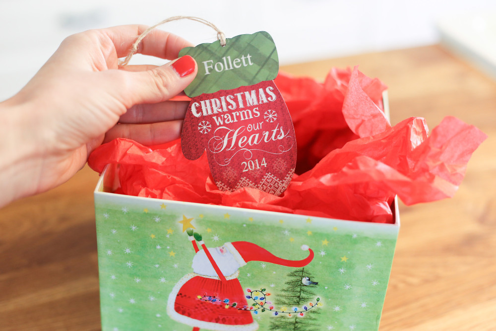 mitten Christmas ornament