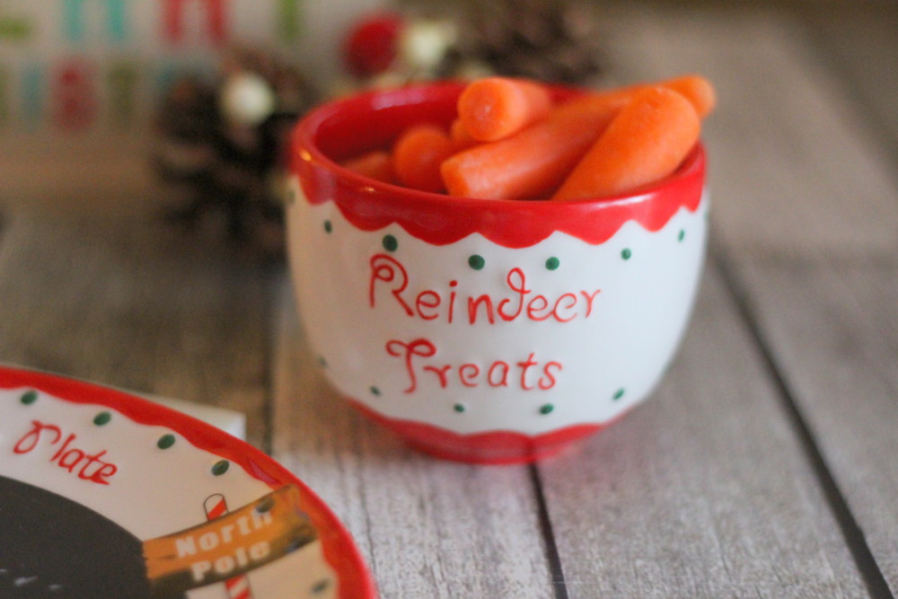 carrots for reindeer in a cup
