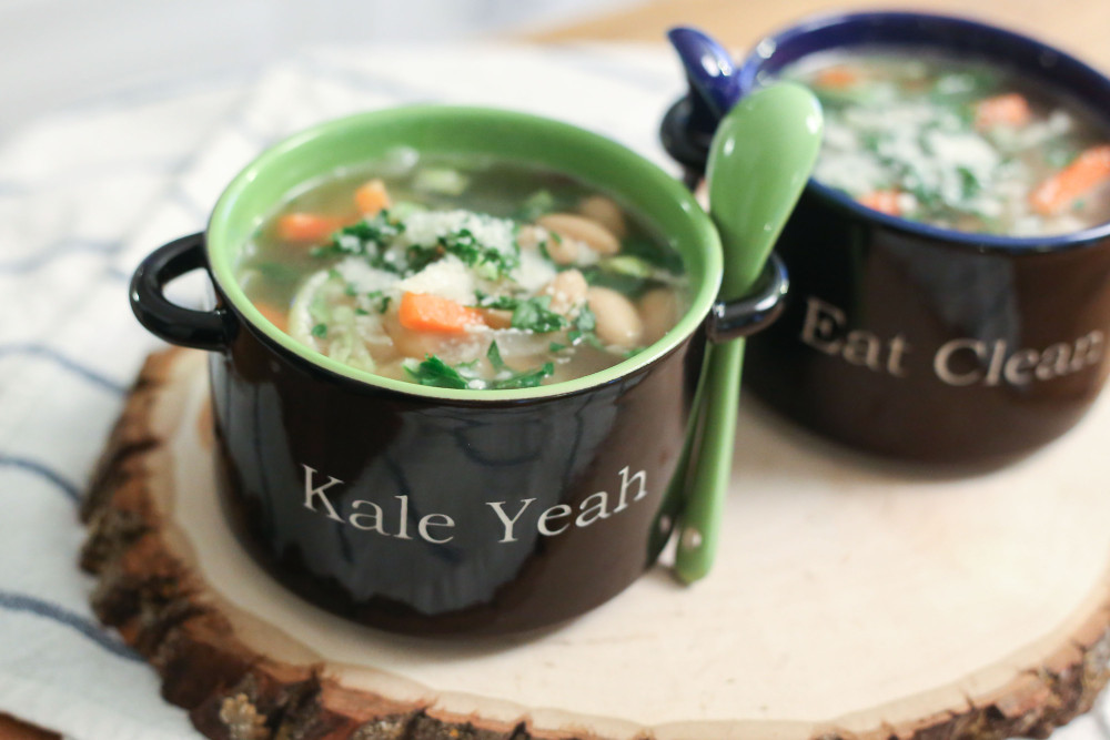 soup in kale yeah personalized mug