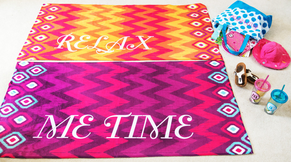personalized towels Spring Break on a Budget 1