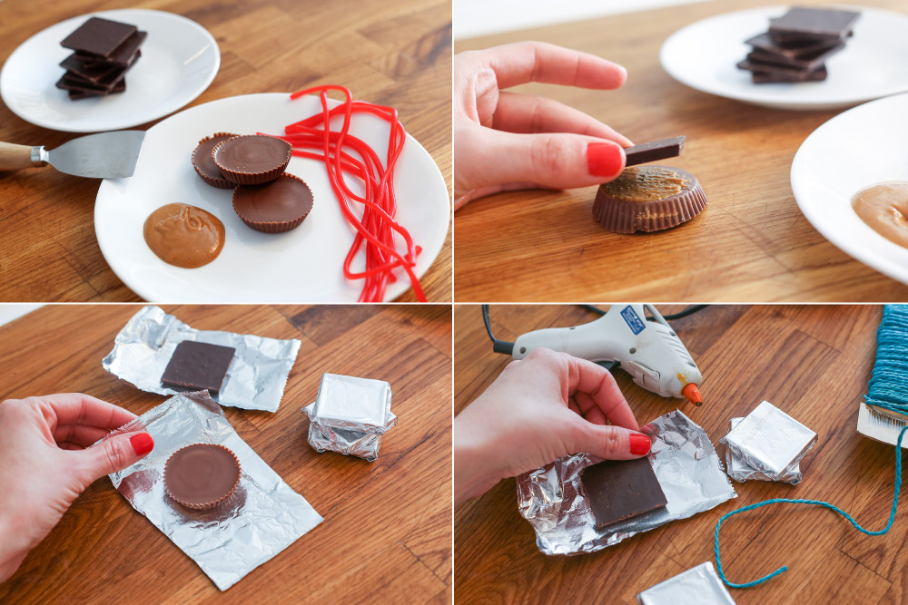 mortar board peanut butter cup treats