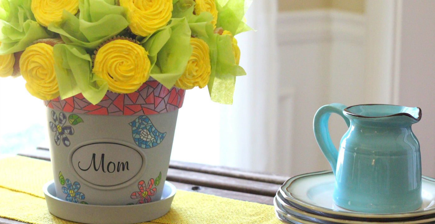 DIY Cupcake Bouquet for Mother’s Day