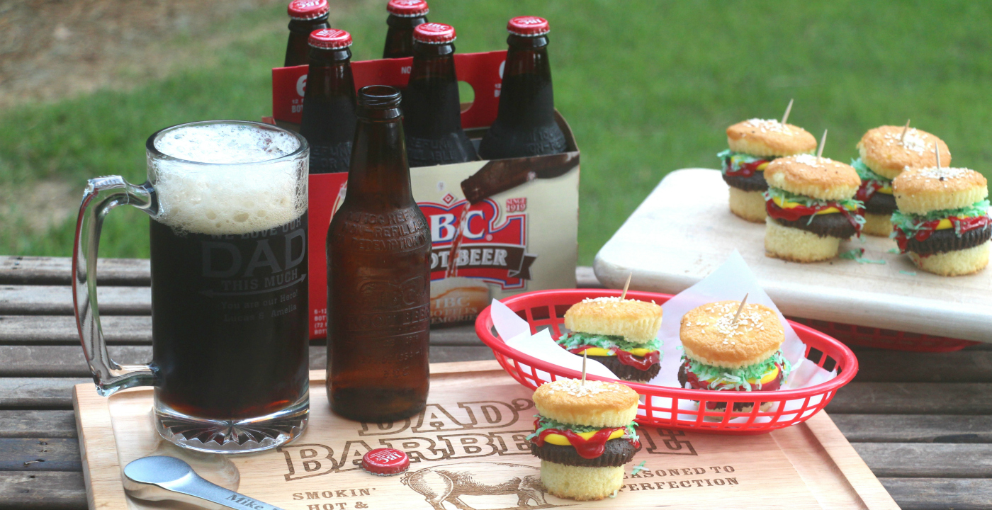 Celebrate Dad with Burger Cupcakes on Father’s Day