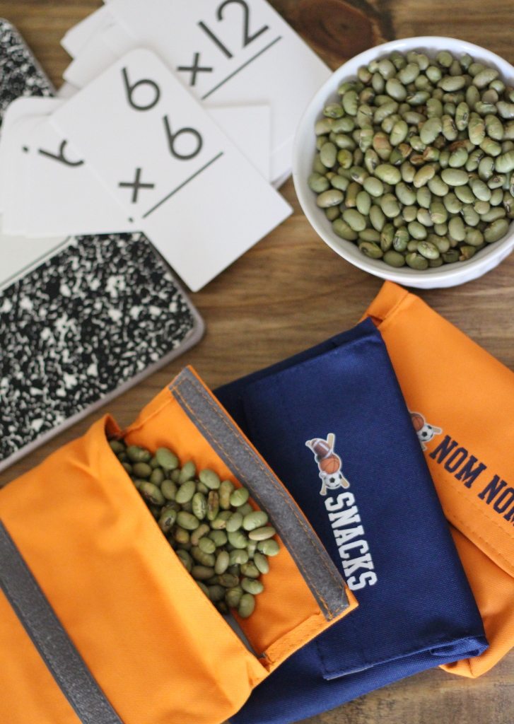 back to school snacks roasted edamame