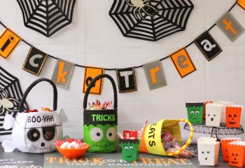 Creative and Simple Halloween Treat Bags and Party  Favors