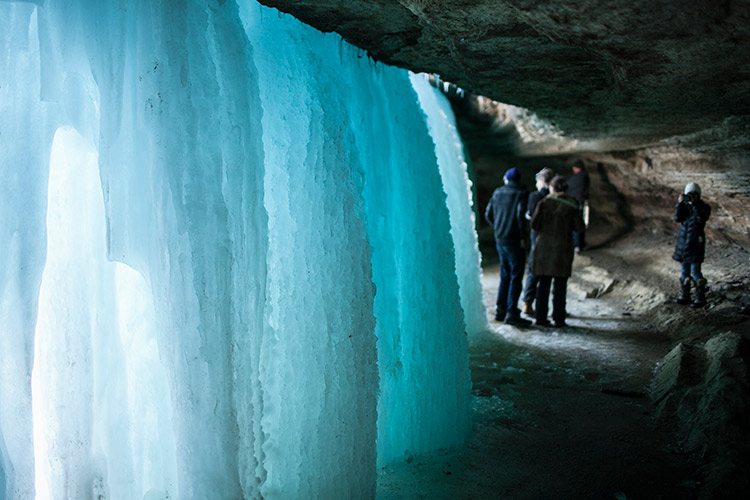 When Minneapolis’ Minnehaha Falls freeze into a gorgeous natural ice-sculpture it’s easy to see how Santa might appreciate the city’s beauty and chilly climate. Photo by Albert Leung.