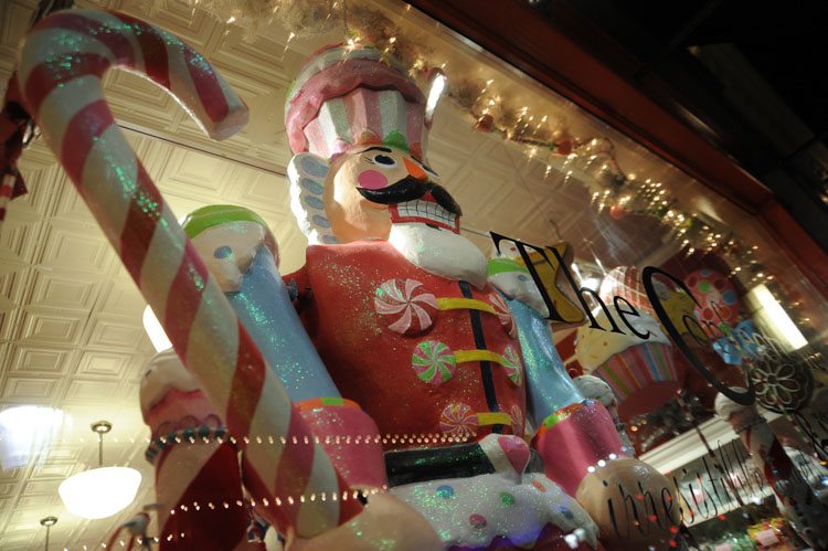 The Confectionary in downtown Seattle at Christmas time