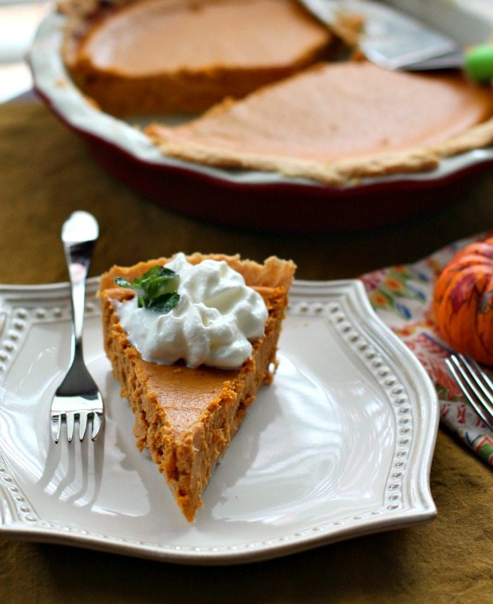 creamc heese pumpkin pie
