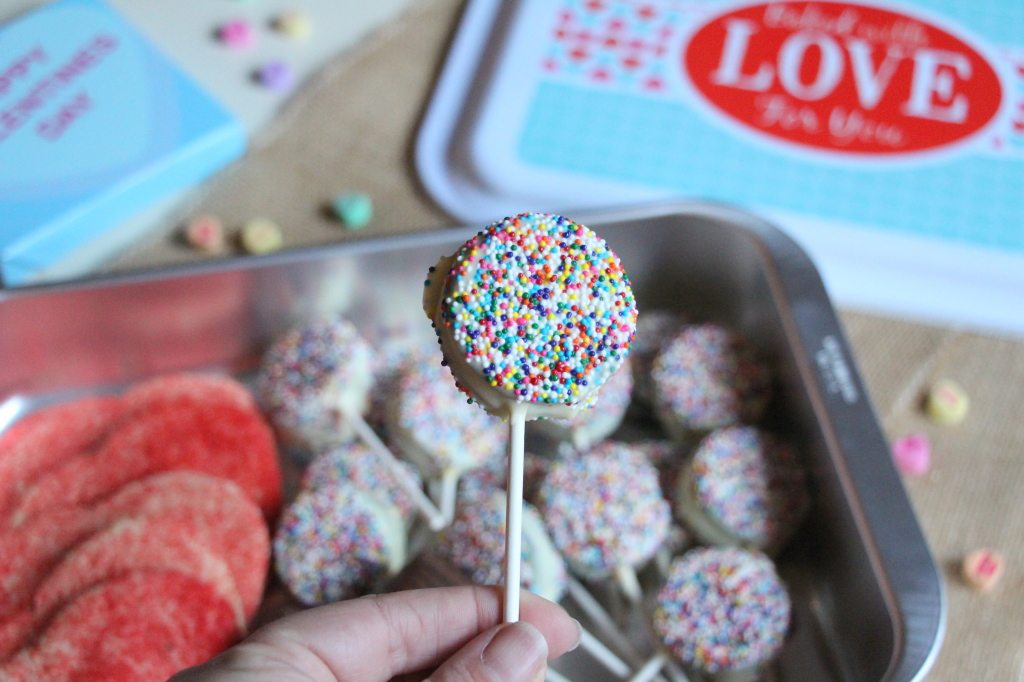 Valentines Day Teacher Card brownie pop