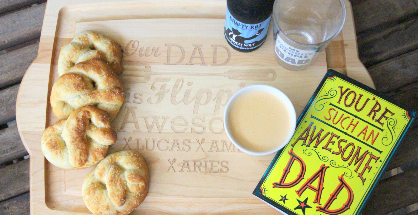 Celebrate Dad with Homemade Pretzels & Beer Cheese Sauce