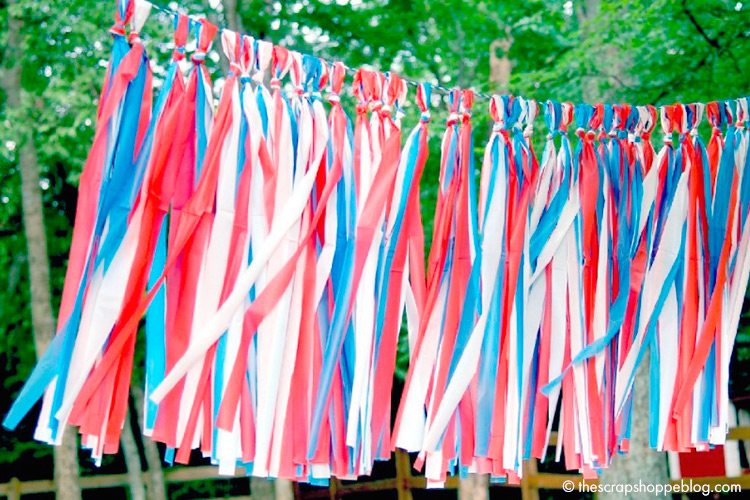 4th of July tassel garland