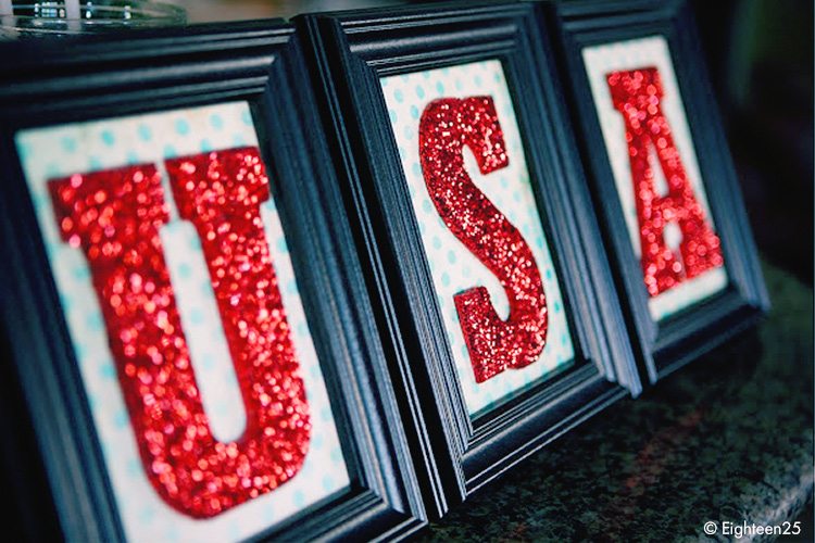 4th of July USA frames