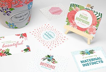 52 Positive Affirmations to Inspire Moms + Printables