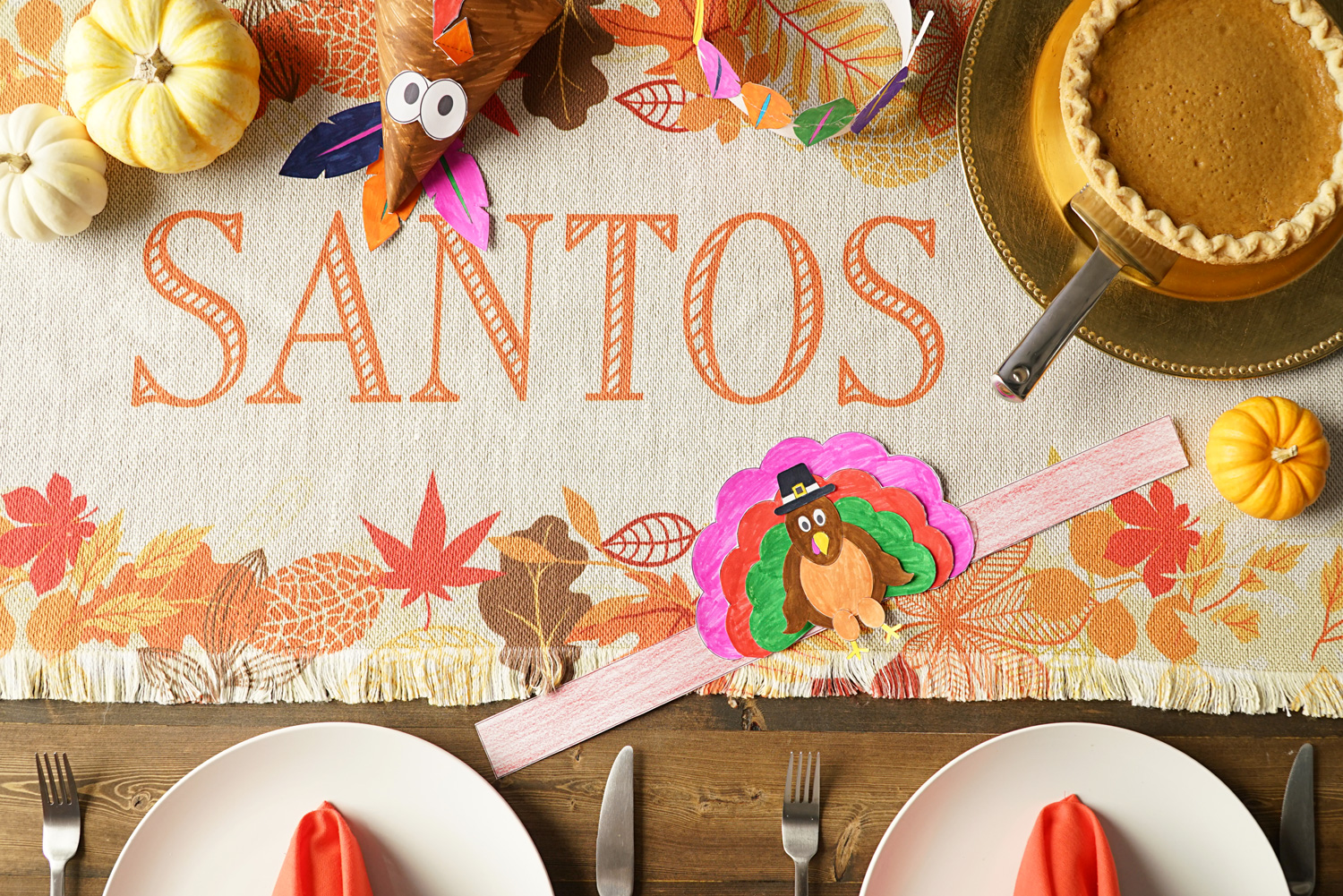 10 Thanksgiving Hats for the Kids' Table