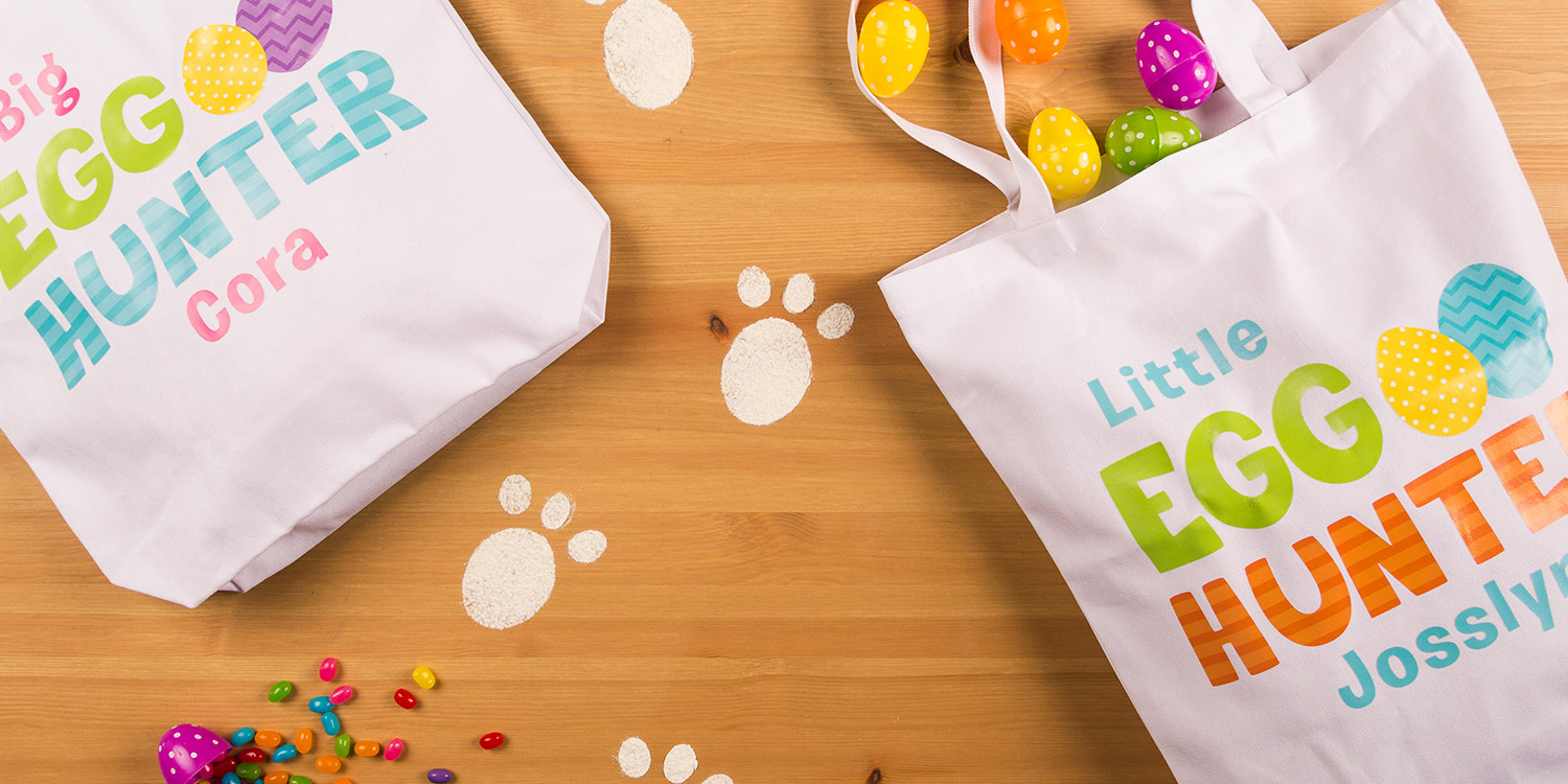 DIY Bunny Footprints and Printables for Easter